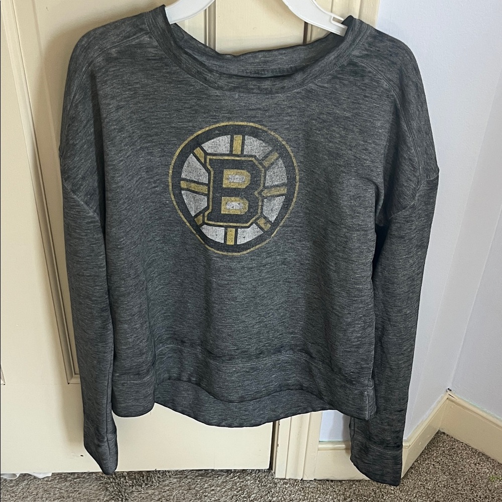 Gray Boston Bruins Sweatshirt